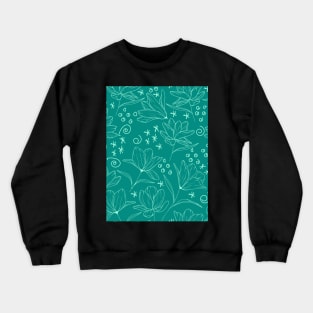 Flower repeat pattern Crewneck Sweatshirt